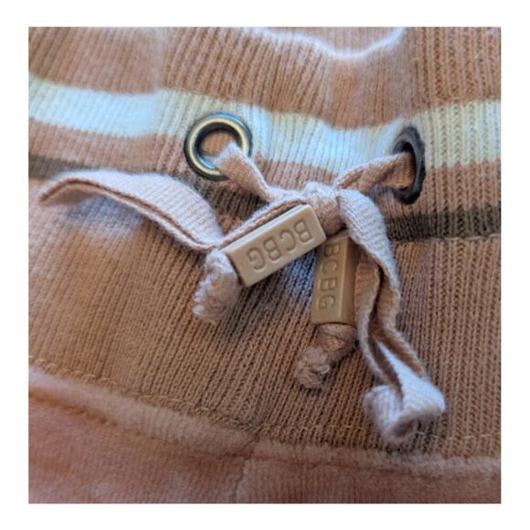 Y2K Blush Pink Women's Velour BCBG Max Azria Lounge Pants Size L - Picture 2 of 14